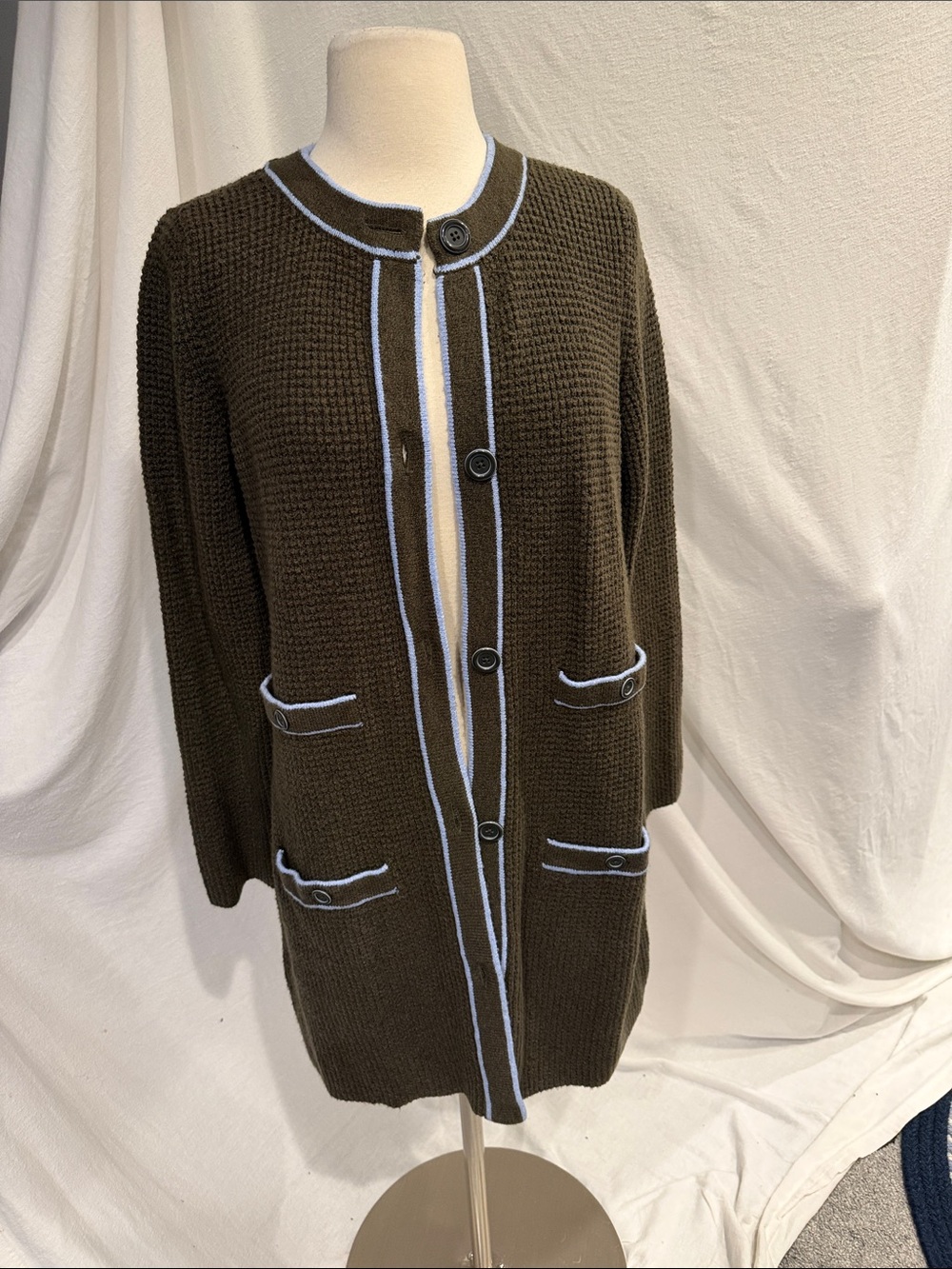 Talbots long Knit Cardigan Sweater